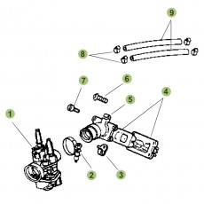 Beta RR50 Sport 16 Vergaser