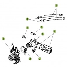 Beta RR50 Standard 13 Vergaser