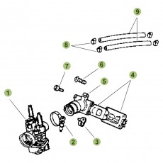 Beta RR50 Standard 14 Vergaser