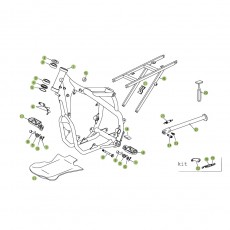 Beta RR525 Racing 09 Rahmen/Zubehör
