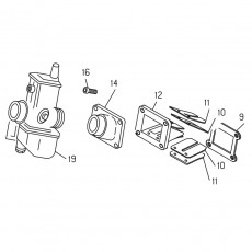 Beta EVO300 14 Vergaser 1