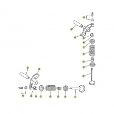 Beta RR125 11 Zylinder/Zylinderkopf/Ventiltrieb 2