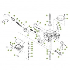 Beta RR125 LC 13 Vergaser 2