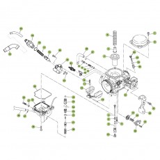 Beta RR125 LC 14-15 Vergaser 2
