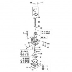 Beta EVO125 12 Vergaser 2