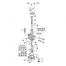 Beta EVO300 16 Vergaser 2