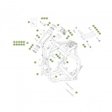 Beta RR250 Racing 17 Rahmen/Ausleger