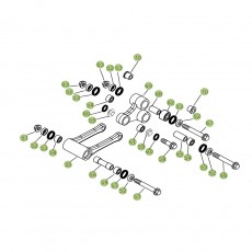 Beta RR525 Racing 09 Schwingarm/Federbein 2