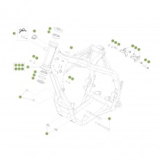 Beta RR350 Racing 17 Rahmen/Ausleger