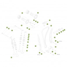 Beta RR400 Factory 11 Zylinder/Zylinderkopf/Ventiltrieb 2