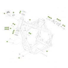 Beta RR430 Racing 17 Rahmen/Ausleger