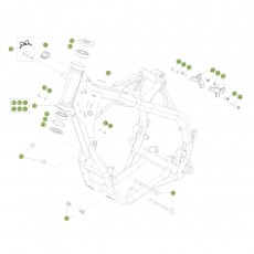 Beta RR480 Racing 17 Rahmen/Ausleger