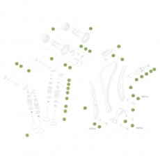 Beta RR520 Factory 11 Zylinder/Zylinderkopf/Ventiltrieb 2