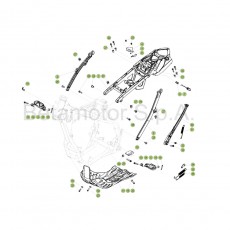 Beta RR390 Racing 17 Rahmen/Zubehör