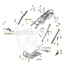 Beta RR430 Racing 17 Rahmen/Zubehör