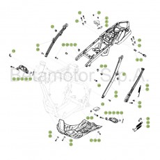 Beta RR480 Racing 17 Rahmen/Zubehör