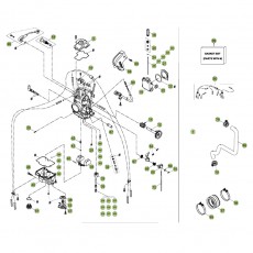 Beta RR520 11 Vergaser