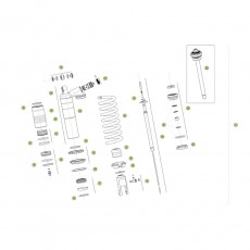 Beta RR250 17 Schwingarm/Federbein 2