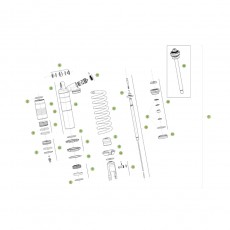 Beta RR250 Racing 17 Schwingarm/Federbein 2