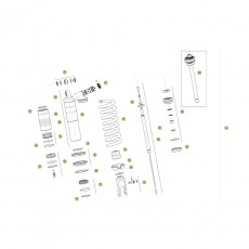 Beta RR300 RC 17 Schwingarm/Federbein 2