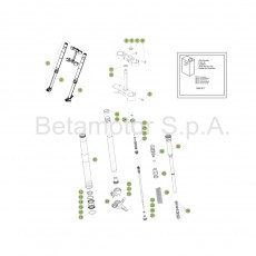 Beta RR250 Racing 17 Gabel