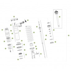 Beta RR430 Racing 17 Schwingarm/Federbein 2