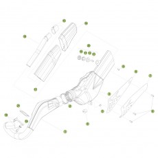 Beta EVO125 09 Auspuffsystem