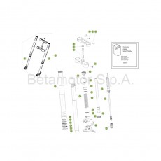 Beta RR350 Racing 17 Gabel