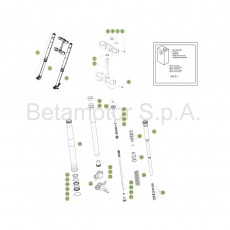 Beta RR390 Racing 17 Gabel