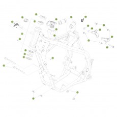 Beta RR400 Factory 11 Rahmen/Ausleger
