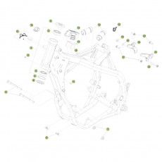 Beta RR520 Factory 11 Rahmen/Ausleger