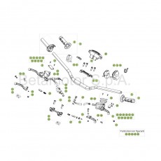 Beta RR350 Racing 17 Lenker/Armaturen