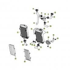 Beta RR450 Racing 09 Kühlsystem