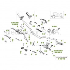 Beta RR480 Racing 17 Lenker/Armaturen