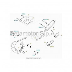Beta RR50 19 Auspuffsystem