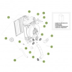 Beta EVO125 09 Kühlsytem