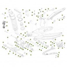 Beta RR520 11 Schwingarm - Federbein