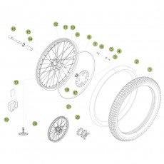 Beta EVO125 11 Vorderrad