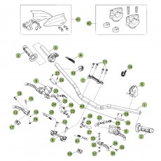 Beta RR400 Factory 11 Lenker/Armaturen