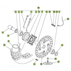 Beta RR50 10/11 Vorderrad