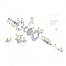 Beta RR525 Racing 09 Hinterrad