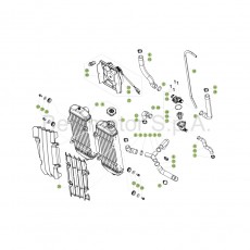 Beta RR350 Racing 17 Kühlsystem