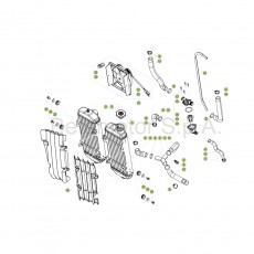 Beta RR390 Racing 17 Kühlsystem