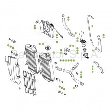 Beta RR430 Racing 17 Kühlsystem