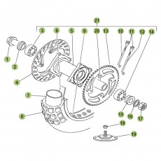 Beta RR50 10/11 Hinterrad