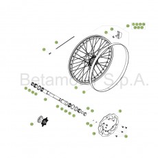 Beta RR250 Racing 17 Vorderrad