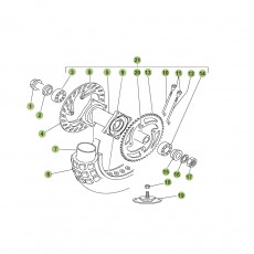 Beta RR50 Standard 10/11 Hinterrad