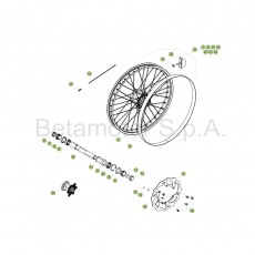 Beta RR350 Racing 17 Vorderrad