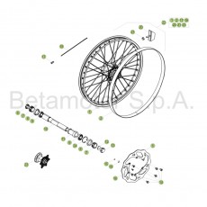 Beta RR430 Racing 17 Vorderrad