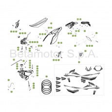 Beta RR250 17 Verkleidung/Sitzbank/Tank 1